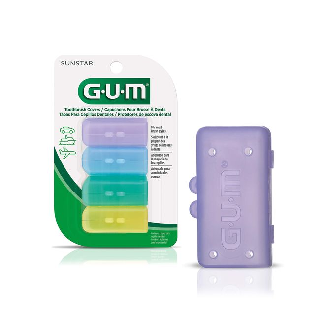 GUM Toothbrush Covers 4 Each (Pack of 4)