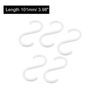 Sourcingmap 5pcs Kitchen Pan Pot Garment Plastic S Shape Hook Hangers