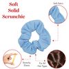 9 Pack Scrunchies Hair Ties (Blues)