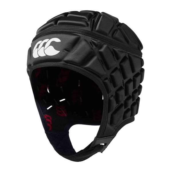 Canterbury Unisex – Erwachsene Raze Headguard Helm, schwarz/rot, L