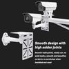 L-Shape Wall Mount Bracket Universal for CCTV Camera Security Camera, Metal Joint Mount CCTV Camera Universal Holes Installation Bracket
