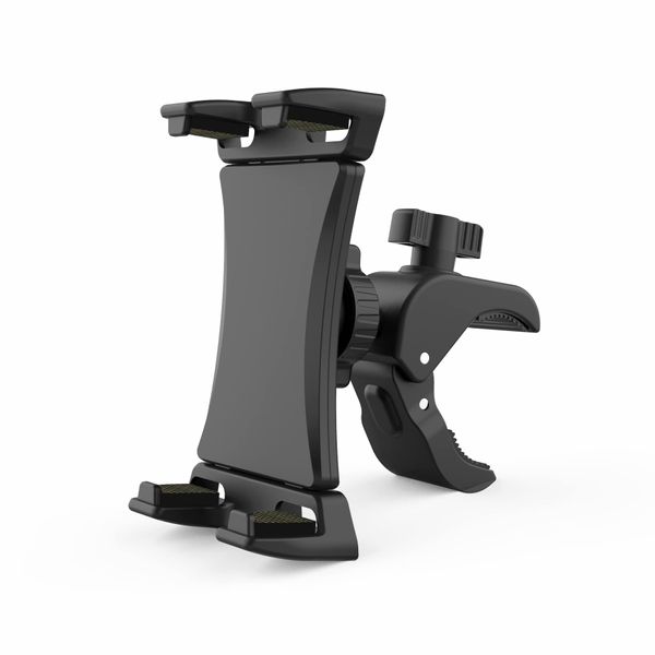 VENQI Fahrrad Tablet Halterung Halter, Laufband Fahrrad Tablet Halter Halterung,Gym Laufband Tablet Ständer für Mikrofonständer,Für Einkaufswagen Warenkorb Mehr 4.7-13"