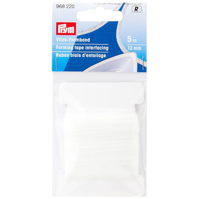 Prym Forming Tape interfacing, 12mm, White, 5m, 12