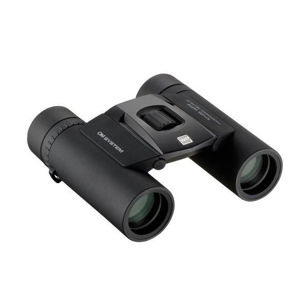 OM SYSTEM 10x25 Binoculars, Small, Lightweight, Waterproof, Black, 10X25WP II, BLK