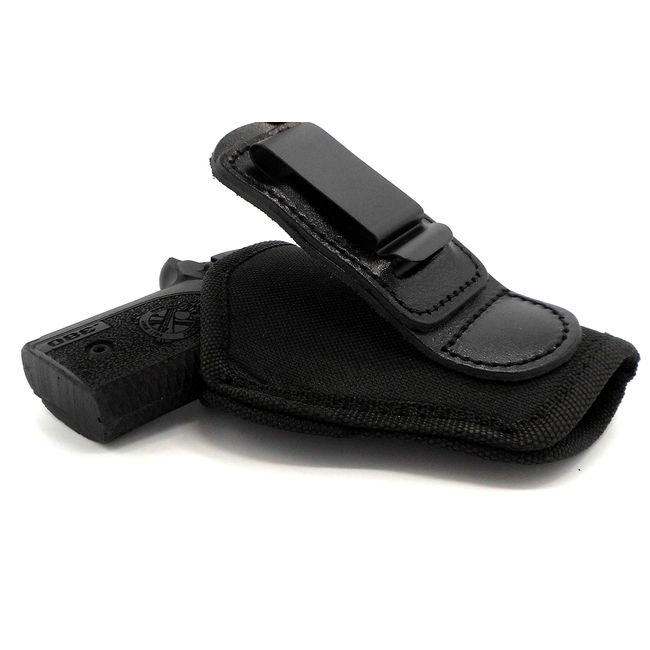 Right Hand IWB AIWB Inside Pants Shirt Tuck Tuckable Concealment Holster for Ruger LCP 380 II, SIG SAUER P238 P938, Kimber Micro Carry 380, Springfield 911 9mm...