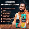 EverydayHustle Beard Oil for Men – 60ml Premium Beard Oil for Black and Mixed Men Beard types – Beard Spray Bottle – Beard Oil Moisturizer for Protection, Hydration and Extra Shine