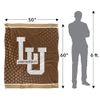 Lehigh University Blanket, 50"x60" Logo Dots, Silky Touch Super Soft Throw Blanket