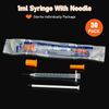 30 pack 1ml 0.31x8mm Plastic Multiple Uses Measuring Tools,Dispensing Measuring Tool,laboratory accessories, individually sealed packaging (30)