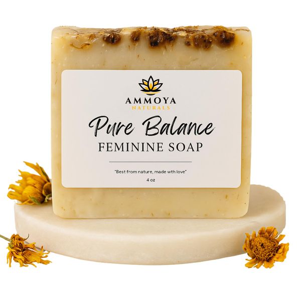 Pure Balance ph Cleansing Soap Bar 4 oz, Refreshing Itch and Odor Reducer