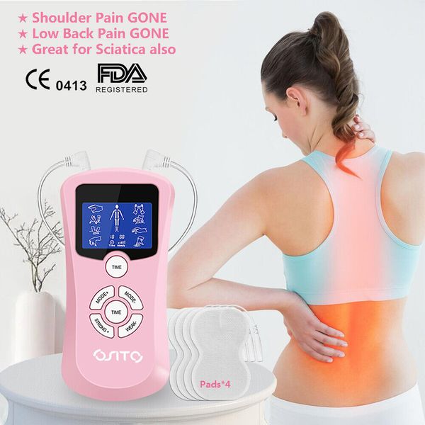 OSITO TENS Unit EMS Pluse Muscle Stimulator Digital Massager Back Pain Relief