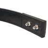 Handmade Mechanic's Bridle Leather Scratch Protecting Belt Extra Thick (Medium (34/36), Black)