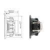 SPEAKER 4OHM 30W TOP PORT 82.3DB
