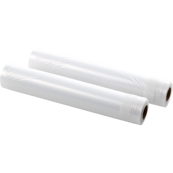 Yamazen Y-FSR282 Vacuum Packaging Storage Film, Roll Type, Width 11.0 inches (28 cm) x Length 9.8 ft (3 m), 2 Pack of 2, PE+PA Material