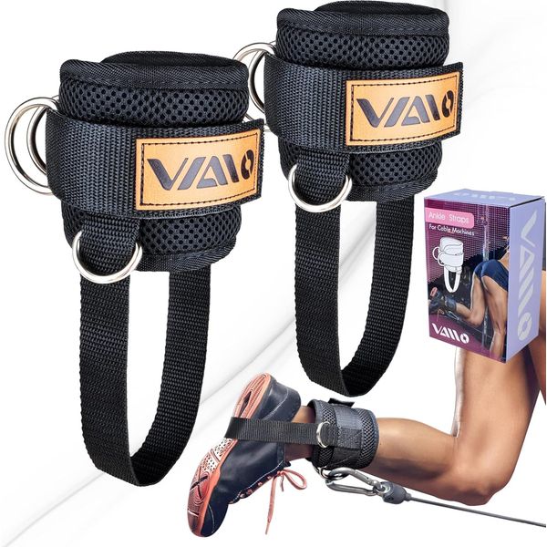 Adjustable Ankle Straps For Cable Machine Leg Workouts Glutes Hips And More
