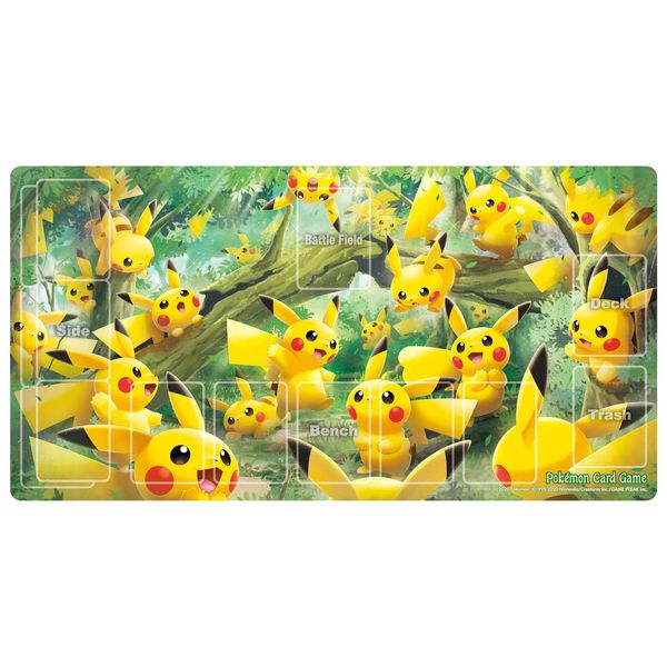 Pokemon Card Game Rubber Playmat Pikachu Forest