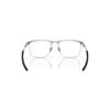 Oakley Youth OY3003 Flip Kick Rectangular Sunglasses, Satin Chrome/Demo Lens, 49 mm
