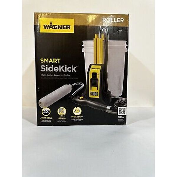 Wagner Spraytech 2439393 Smart Sidekick Power Paint Roller, Yellow