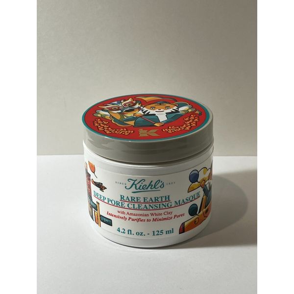 KIEHLS KIEHL'S RARE EARTH Deep Pore Cleansing Masque 4.2oz/125ml New