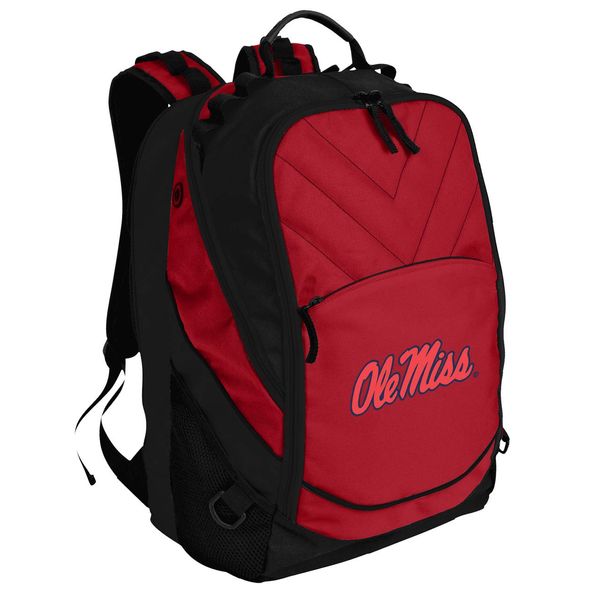 University of Mississippi Backpack Red Ole Miss Laptop Computer Bags