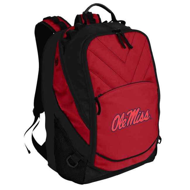 University of Mississippi Backpack Red Ole Miss Laptop Computer Bags