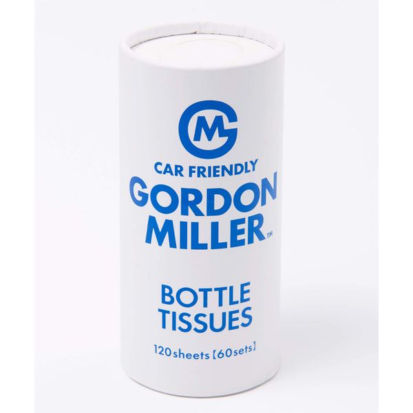 GORDON MILLER 1485375 Car Bottle Tissue, Cup Holder, White