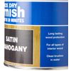 Rustins Quick Dry Varnish Mahogany 500ml
