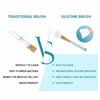 8Pcs Set Silicone Makeup Brush Set Hypoallergenic Brush Flawless Finish