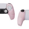 PlayVital PS5 Controller Cover, Ergonomic Soft Controller Silicone Grip Case Compatible with PS5 Controller, Thumb Stick Cap for PS5 Controller, Can Be Used for Charging Stand (Mecha Edition - Cherry