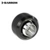Barrow G1/4-13/10mm Flexible Tube Compression Fitting - Black (6 Pack)