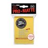 Ultra Pro 50ct Pro-Matte Yellow Standard Deck Protectors
