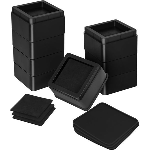 Utopia Bedding Bed Risers 2 Inch - Pack of 8 - Adjustable Furniture Risers 2 ...