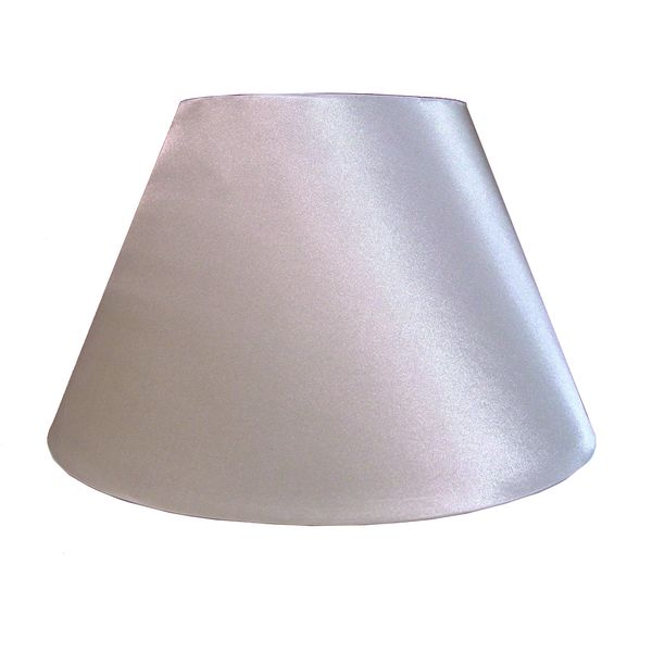 12" Empire Shiny Satin Pendant Ceiling Table Lamp Shade - Cream
