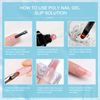 SULLMAR 120ml 4FL.OZ Slip Solution for Poly Nail Gel Nail Liquid Slip Solution and Cleaner