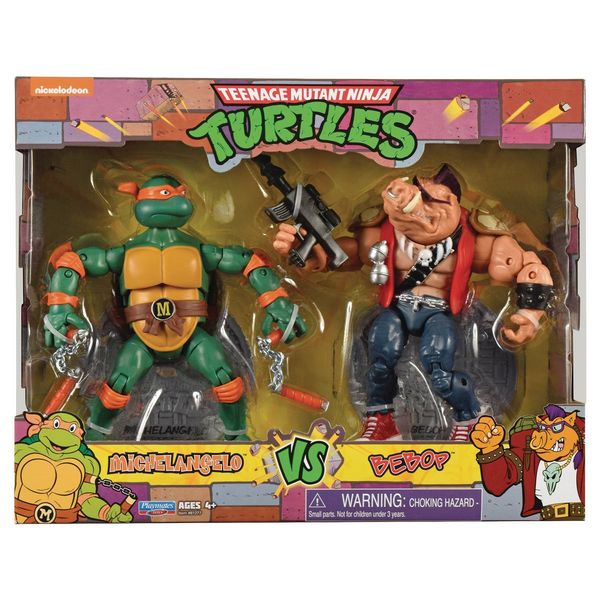 TMNT CLASSIC MIKEY VS BEBOP PK AF