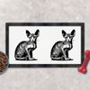 'Sphynx Cat Sitting' Pet Feeding Mat (PM00029212)
