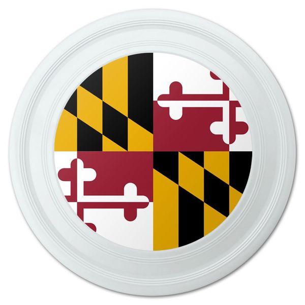 GRAPHICS & MORE Maryland State Flag Novelty 9" Flying Disc