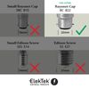 ElekTek Safety Switch Lamp Holder Half Inch with Hook Fitting - Nickel