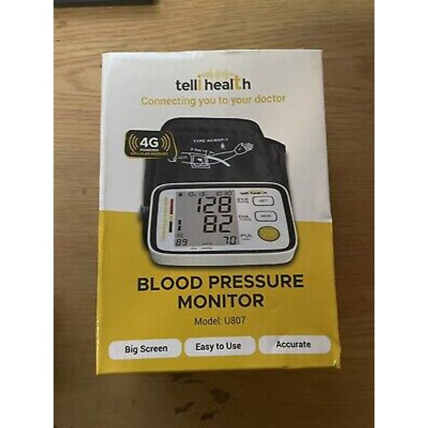 Telli Health Arm 4G Blood Pressure Monitor Model U807