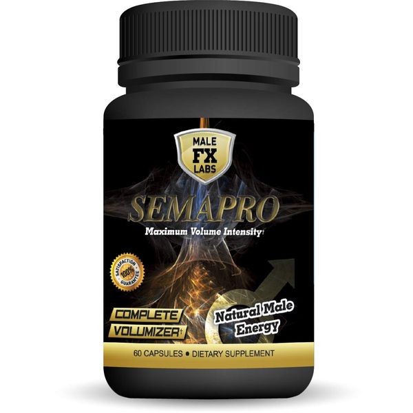 Semapro [60 Veg Caps] Extreme Volumizer and Male Energy Formula - All Natural Endurance, Stamina & Health