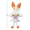 Pokémon 8" Scorbunny Plush - Sword and Shield Starter Figure - Authentic Soft Stuffed Animal Bunny Toy - Gift for Kids, Boys, Girls - 2+