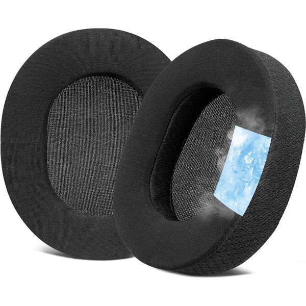 SOULWIT Cooling Gel Earpads Replacement for SteelSeries Arctis 1/3/5/Arctis 7/7+/7P/7P+/7X/7X+/9/9X/Pro/Prime(Do Not Fit Any Arctis Nova) Headset, Ear Pads Cushions with High-Density Foam - Black