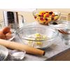 Duralex Glass Stackable Mixing Bowls/Prep Bowls Set of 6,Clear. 32¾ oz./ 6.75"