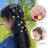 Hanyousheng 200Pcs Hair Ties, Multicolor Elastic Hair Bands, Girls Hair Bands, Ponytail Holders, Hair Ties Elastic Hair Bands Ponytail Holders for Girls Women with 15Pcs Mini Hair Clips(Multicolor)