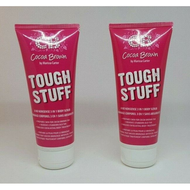 Cocoa Brown by Marissa Carter TOUGH STUFF 3in1 Body Scrub 7oz (Lot of 2) Sealed!