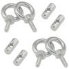 DDHOMIN 4 Sets Stainless Steel Awning Rail Stoppers Kit
