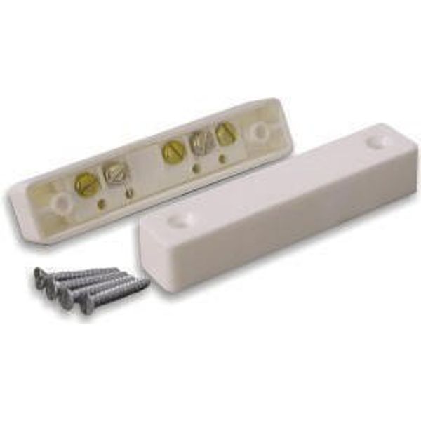 Surface Mounted Wired Intruder Alarm Door Contact - White