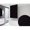 probath Basic Shower Blind PEVA 140 x 240 cm Plain Black