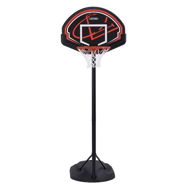 Lifetime 90022 32" Youth Portable Basketball Hoop, Red/Black