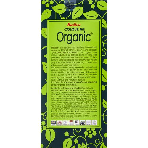 Radico Colour Me Organic Plant Hair Colour Very Dark Ash Blonde (Organic, Vegan, Natural Cosmetics) SDuAsch