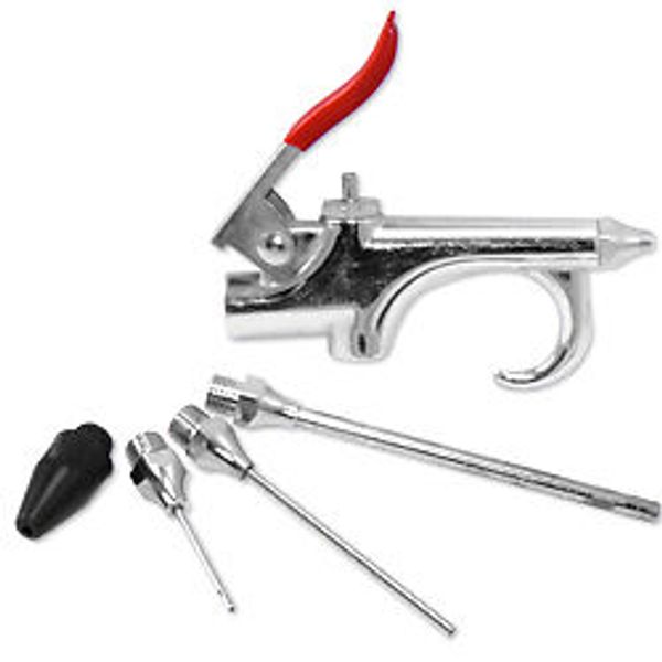 NEW AIR BLOW GUN KIT 5 PIECES AIR COMPRESSOR TOOLS